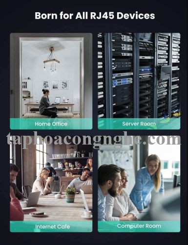 Ugreen 80420 0.5M CAT7 OD5.5mm cáp mạng truyền dữ liệu giữa các máy tính NW150 30080420